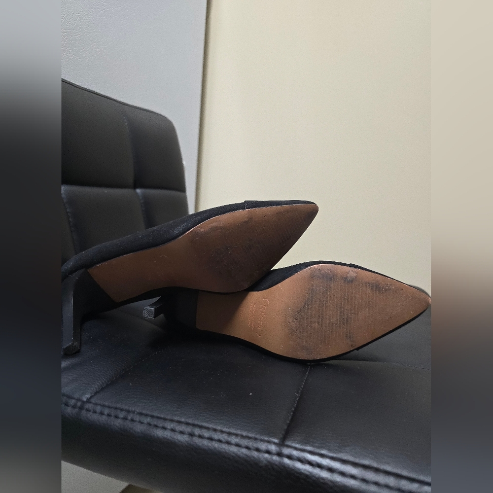 Sfera black suede heels 6 - Picture 4 of 6